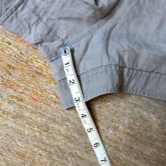 Athleta Bali Linen Shorts Gray sz. 16 EUC - Picture 7 of 8